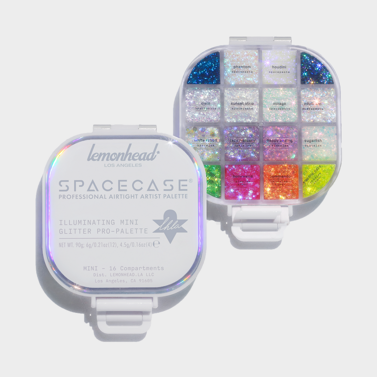 Spacecase® Illuminating Mini Glitter Pro Palette