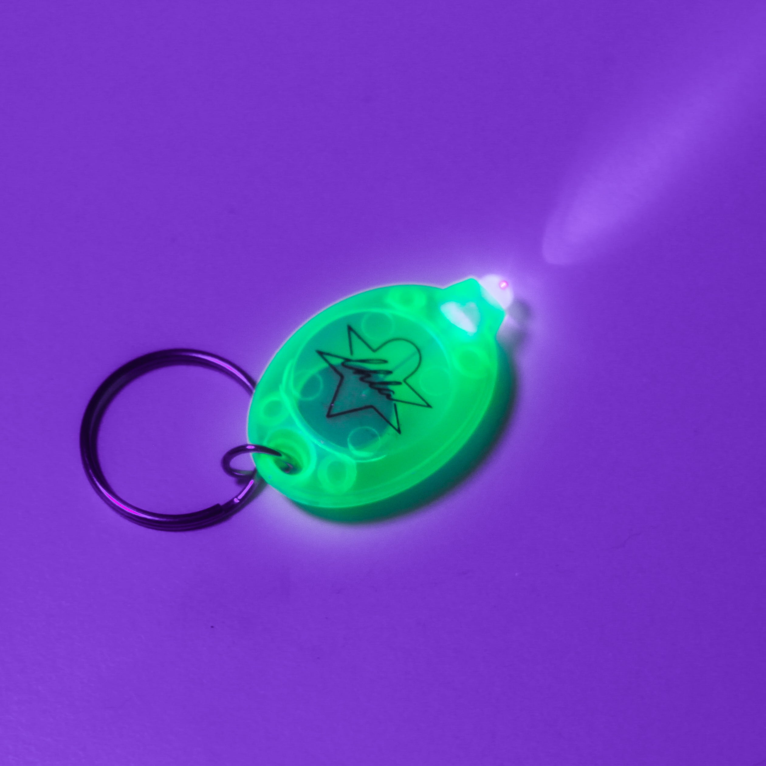LHLA Blacklight Keychain