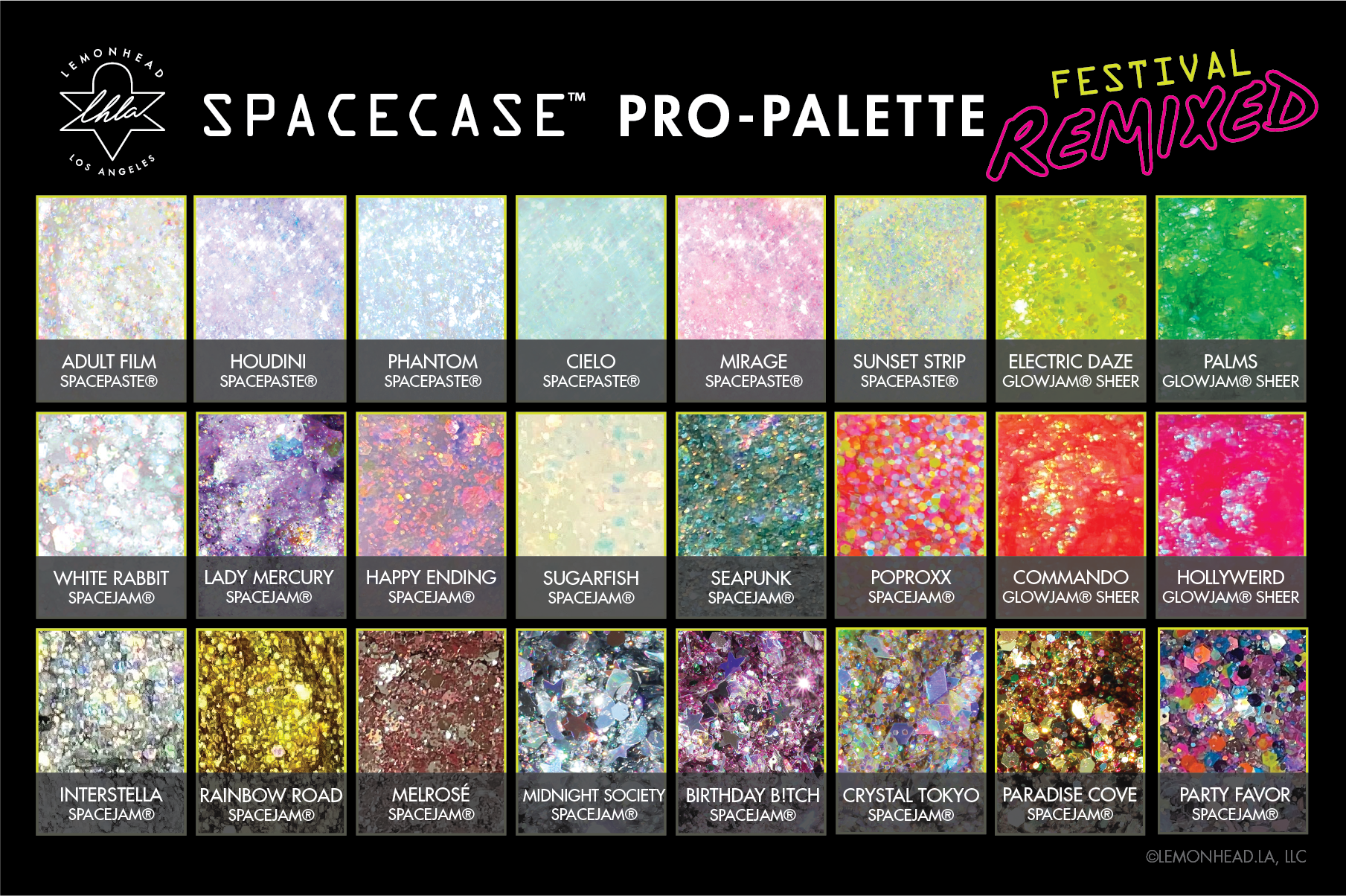 Spacecase® Glitter PRO-Palette