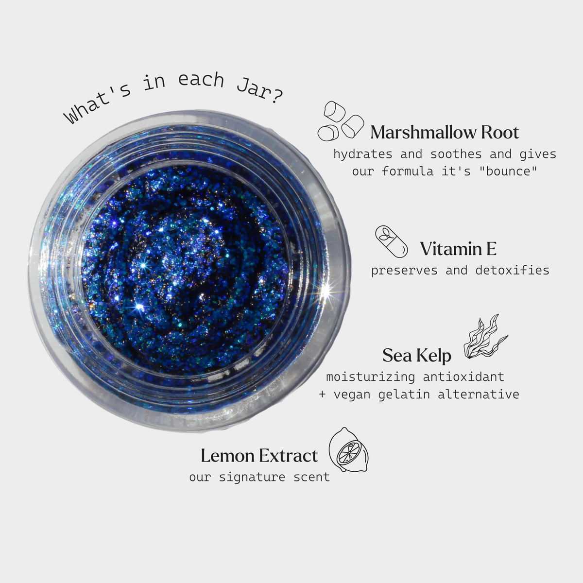 Spacepaste® Glitter Gel Concentrate - Night Moves