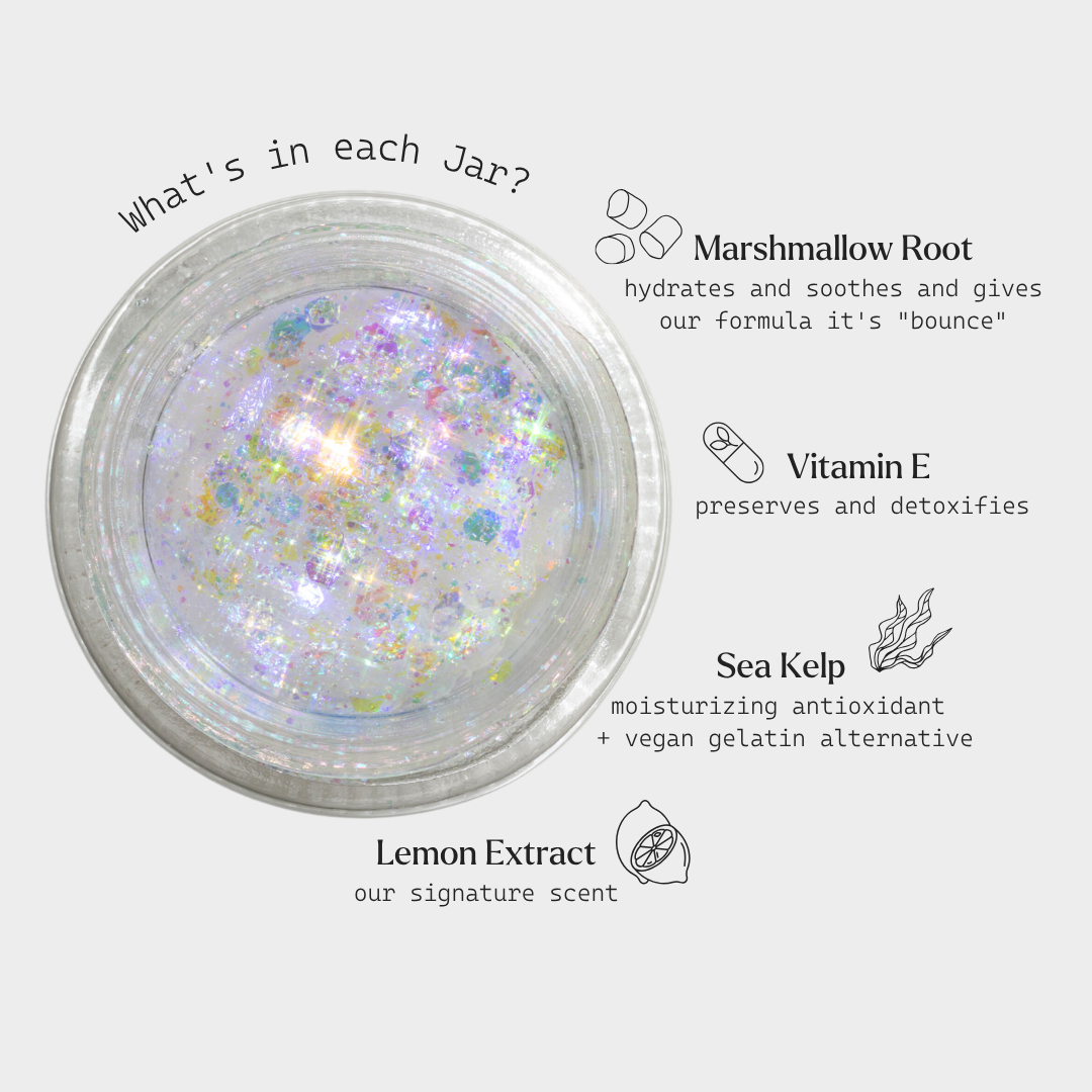 Spacejam® Ultra Luxe Glitter Balm - White Rabbit