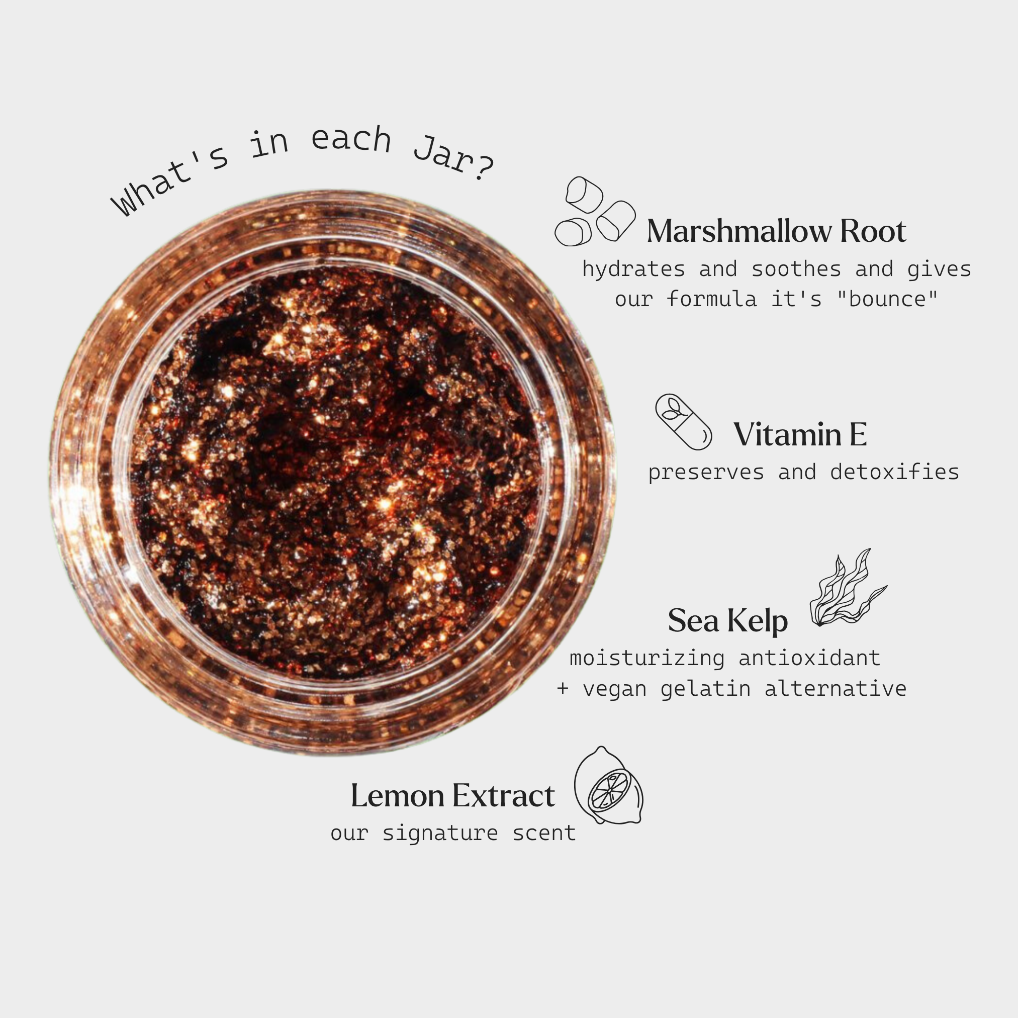 Spacepaste® Glitter Gel Concentrate - Dirty Penny